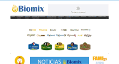 Desktop Screenshot of biomix.com.co